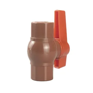 2024 China Professional Supplier Pntek 1/2inch to 8 inch valves and fittings Octagonal UPVC Ball Valve ss Socket or Thread