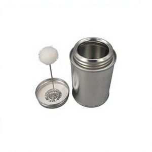 Colle PVC adhésive mate Jinko GCP en boîte métallique avec couvercle à vis et applicateur en coton ou en crin de cheval - Product Image 3