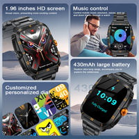 Jam Tangan Pintar 2025 Dafit 3 Tahan Air ATM untuk Berenang, Silikon Gel IPS, Dual SIM, Baterai 430mAh Tahan 4 Hari, Panggilan Telepon, Kompas, Jawab Panggilan