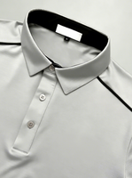 Chemise de golf de luxe pour hommes, polyester et élasthanne, douce, extensible, respirante, anti-UV, séchage rapide, évacuation de l'humidité, pour toute la journée