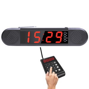 ワイヤレスキュー通話システム屋内ワイヤレスキュー通話待機番号システム、<span class=keywords><strong>4</strong></span>桁ディスプレイ、1ディスプレイ-1キーパッド - Product Image 2