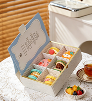 Boîte Cadeau Créative en Forme de Livre pour Anniversaire et Fêtes, Idéale pour Macarons, Snacks, Biscuits et Pâtisseries