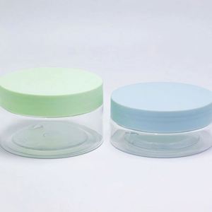 Pot de crème corporelle 50ml 100ml 150ml 200ml 250ml, pot pour gommage au sucre, emballage avec couvercle rose, vert, bleu, contenants cosmétiques - Product Image 3