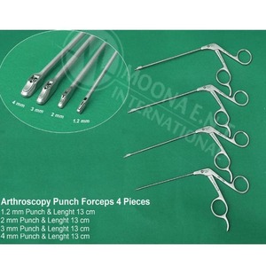 Ensemble de 4 pinces à punch artroscopiques de qualité supérieure en acier inoxydable, instruments chirurgicaux d'arthroscopie, en promotion - Product Image 1