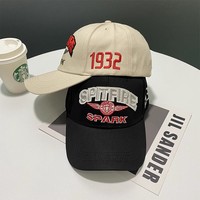 Casquette de baseball en coton à 6 panneaux avec logo brodé 3D personnalisé, motif imprimé, respirante, légère, unisexe, pour le sport et la rue