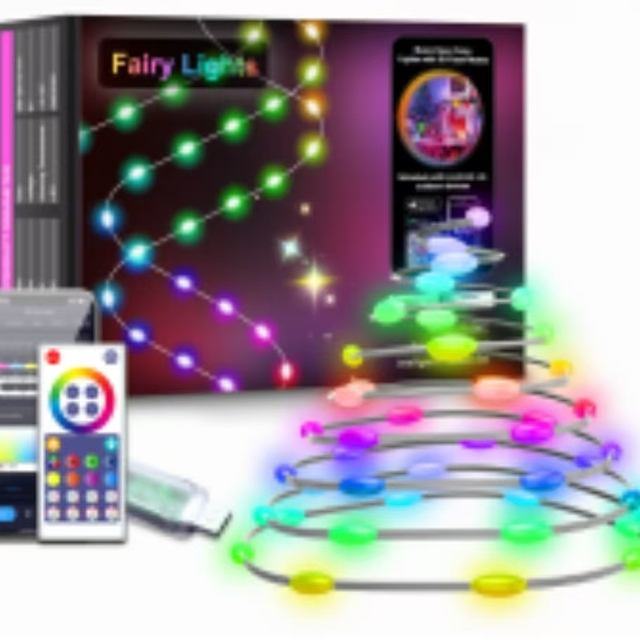 Commercial-Grade Smart LED Strip Festoon Lights for Garden Patio Wedding Event Decoration APP Light Strings