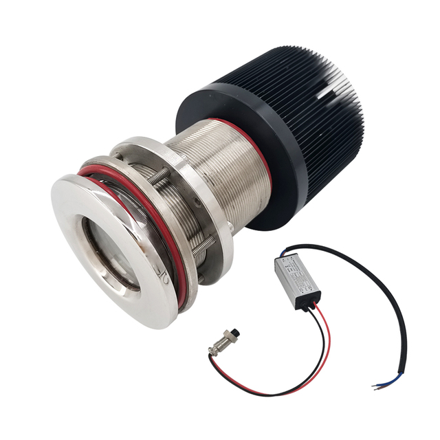 ISURE New Marine LED Underwater Light Blue 120 Degree Stainless Steel 155*84mm Boat Lamp IP65 10-24V 30W Marine Accessories