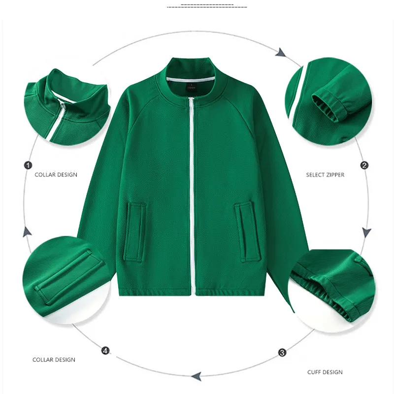 Wholesale Men's Sports Warmth Jackets Side Pockets Full Zip Collar Casual Coat Fashion Gym Fitness Zip Neck Sweatshirt For Men