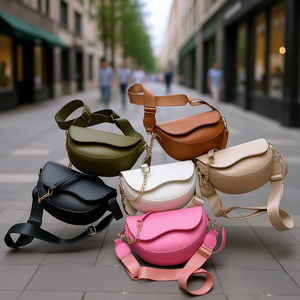 กระเป๋าถือสะพายไหล่หนัง PU ลายจระเข้สำหรับผู้หญิง ยี่ห้อ YP สายสะพายเดี่ยว พร้อมสายโซ่ ใช้ได้ทุกวัน - Product Image 2