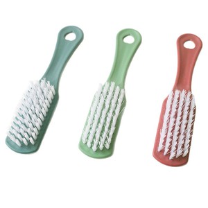 <b>Shoe</b> Cleaning Brush Plastic <b>Soft</b> Bristles Long Handle Hangable For Sneakers And Clothes - Product Image 5