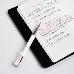 KACO EASY Retractable Gel Ink Pens Multifunctional Pens 4 In 1 0.5mm Fine Point 4 Colors