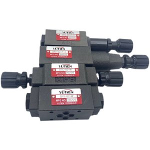 Vanne de régulation de débit Yutien Stc-02-W 315 Bar 160 L/min, vanne hydraulique empilable - Product Image 1