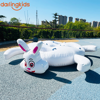 Jeux de Team Building Gonflables en PVC Lapin et Tortue pour Aires de Jeux Extérieures Jeux Amusants Accessoires Jeux de Team Building Course
