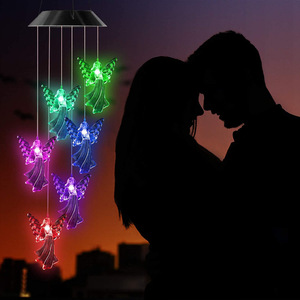 Pour <span class=keywords><strong>Amazon</strong></span> extérieur <span class=keywords><strong>solaire</strong></span> LED cloche lumière coloré dégradé ange jardin et guirlande lumineuse <span class=keywords><strong>de</strong></span> noël petites tailles cadeau <span class=keywords><strong>de</strong></span> vacances - Product Image 3
