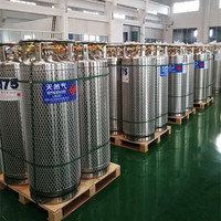 Cylindre de gaz liquide d'oxygène liquide VGL 195L 2.0Mpa, réservoir Dewar, cylindre de gaz cryogénique