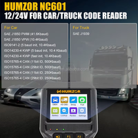 HUMZOR NC601 a Precio de Fábrica para Autos y Camiones de 12V y 24V, OBD2 Lee el Código, Herramienta de Escaneo ELM327, Probador de Diagnóstico para Camiones