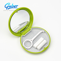 Boîte d'hygiène Guber Factory en plastique et silicone pour appareil dentaire, boîte de rangement invisible pour appareil orthodontique, boîte pour aligneur dentaire avec logo