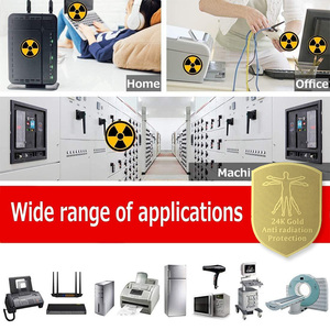 Autocollant anti-radiation en or 24 carats pour téléphone portable, ordinateur portable, protection quantique EMF, coque de téléphone, cadeaux promotionnels, OEM ODM - Product Image 6