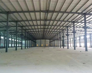 Bâtiment préfabriqué modulaire d'usine de structure en acier, conception de hangar industriel de Wrokshop de coût bas, entrepôt de structure en acier - Product Image 2