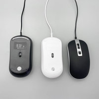 Mouse Optik Berkabel USB Besar 4D Tombol Desain Pribadi Mouse Komputer Kustom Bersertifikat CE ROHS FCC, M-070