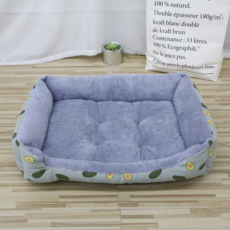 Nid carré en coton - avocat