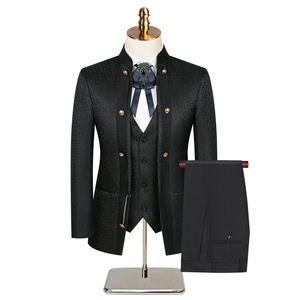 <span class=keywords><strong>Trajes</strong></span> <span class=keywords><strong>de</strong></span> Hombre <span class=keywords><strong>de</strong></span> Lujo <span class=keywords><strong>de</strong></span> Talla Grande Estilo Chino, Traje <span class=keywords><strong>de</strong></span> Novio <span class=keywords><strong>de</strong></span> 3 Piezas, <span class=keywords><strong>Trajes</strong></span> <span class=keywords><strong>de</strong></span> Negocios <span class=keywords><strong>para</strong></span> Hombre, <span class=keywords><strong>Trajes</strong></span> <span class=keywords><strong>de</strong></span> Diseñador <span class=keywords><strong>para</strong></span> Novio - Product Image 2