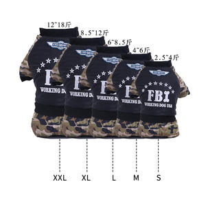 छोटे कुत्तों के कपड़े-गर्म और मोटी सर्दियों और शरद ऋतु के छलावरण कपास कोट छोटे कुत्तों के लिए - Product Image 4