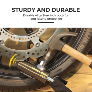 Candado de Cadena para <span class=keywords><strong>Bicicleta</strong></span> y Motocicleta de Acero Endurecido, Portátil, Inteligente, <span class=keywords><strong>Antirrobo</strong></span>, con Alarma de 120dB, Resistente al Agua, de Alta Calidad y Durabilidad - Product Image 4