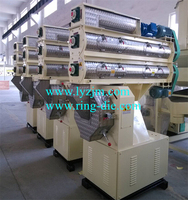 Machine à granulés d'aliments pour animaux d'élevage HKJ250 / SZLH250 1-2t/h, granulateur d'aliments pour poulets, vaches, chèvres / machine à fabriquer des granulés d'aliments