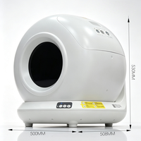 Litière automatique pour chat, grande taille, avec protection de sécurité, nettoyage automatique, contrôle par application, contrôle des odeurs, pour plusieurs chats