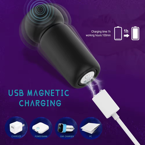 Hoogwaardige mini elektrische vibrator voor stimulatie van lichaam, clitoris, borsten, voeten, nek en benen - Product Image 4