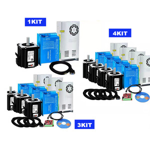 <span class=keywords><strong>Motor</strong></span> paso a paso <span class=keywords><strong>servo</strong></span> de circuito cerrado CNC Nema 34 con codificador, controlador, fuente de alimentación y placa de interfaz <span class=keywords><strong>MACH3</strong></span>, juego de 1, 3 o 4 unidades para grabadora - Product Image 1