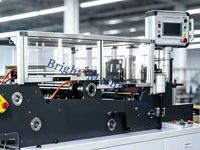 Machine automatique de formage de boîtes en carton 3D avec système d'érection et de pliage de cartons, guides réglables et sortie stable