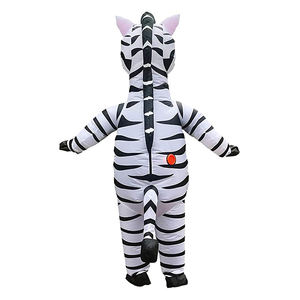 Botargas ชุดมาสคอตเป่าลมสำหรับวันฮาโลวีน, มาสคอตมาสคอตเครื่องแต่งกายเป่าลม2023ม้าลายตัวการ์ตูน - Product Image 5