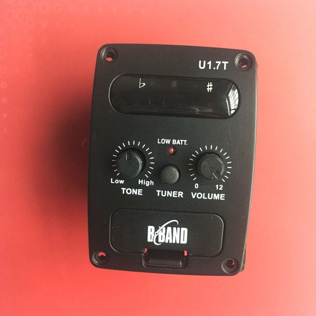 U1.7T EQ B-BAND  Black Pickup Two Stage UK Guitar Pickup Acoustic Guitar Pickup