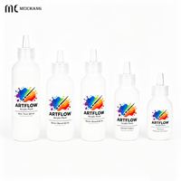Bouteille à embout compressible en HDPE de 60-150 g pour sérum de soin de la peau et soin du cuir chevelu, emballage OEM