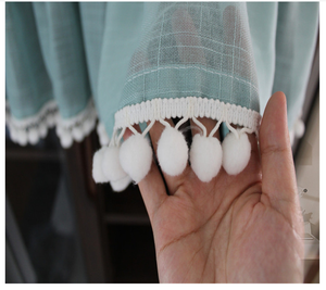 Cortina <span class=keywords><strong>de</strong></span> ventana embellecedora <span class=keywords><strong>de</strong></span> encaje corto, <span class=keywords><strong>cortinas</strong></span> <span class=keywords><strong>de</strong></span> cocina transparentes, cenefa <span class=keywords><strong>de</strong></span> 18 pulgadas <span class=keywords><strong>de</strong></span> longitud, <span class=keywords><strong>cortinas</strong></span> <span class=keywords><strong>de</strong></span> ventana pequeñas <span class=keywords><strong>de</strong></span> 2 paneles - Product Image 6