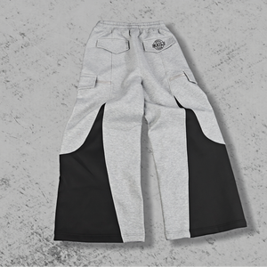 กางเกงขายาวทรงหลวมปักลายปะติดปะต่อแบบสั่งทำพิเศษสำหรับผู้ชาย - Product Image 2