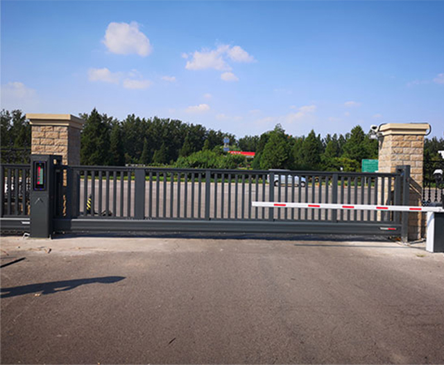 gates driveway with auto opener