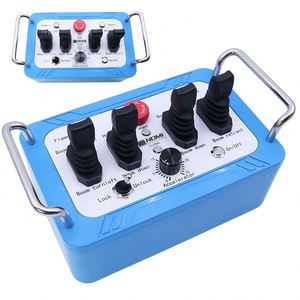 Factory Wholesale 6 Lever Joystick Skid Steer Loaders <b>Remote</b> <b>Control</b> IP68 Waterproof 225m Range 20MS Response Time - Product Image 1