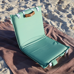 Chaise longue <span class=keywords><strong>de</strong></span> <span class=keywords><strong>plage</strong></span> pliable portable en tissu Oxford 600D avec logo personnalisé, 6 positions réglables, siège bas rembourré pour l'extérieur - Product Image 2