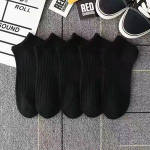 White Ankle <b>Socks</b> Breathable <b>Polyester</b> Fiber Daily Casual Wear Solid Color Stripes - Product Image 3