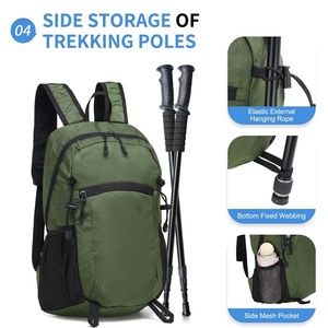 Mochila Plegable Impermeable Personalizada con Logotipo, MOQ Bajo, Ultraligera, para Deportes al Aire Libre, Viajes - Product Image 4