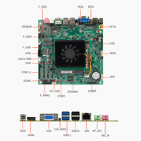 Carte mère industrielle Intel Celeron J6412 Quad Core avec 6 ports COM, clé M.2, DDR4, SATA, graphismes intégrés, nouvelle