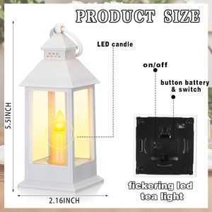 Lampe de nuit décorative LED cylindrique en verre et plastique pour l'Aïd Moubarak, ornements islamiques pour fête musulmane Kareem, tendance du moment - Product Image 2