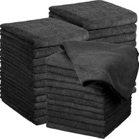 Serviette de visage carrée avec logo personnalisé brodé microfibre doux absorbant essuie-mains pour usage personnel salon maison