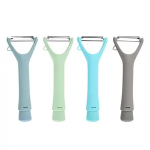 China Factory Kitchen Cooking Rotating 2 in 1 Y Best Veggie Multifunctional Potato Vegetable Peeler for Carrot Cucumber