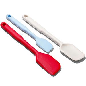Vendite calde 3 pezzi di Silicone spatola di miscelazione colorato utensili da cucina Flip spatola Set Silicone per panetteria - Product Image 6