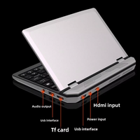 Harga Pabrik Laptop Mini Saku Intel 7 Inci BARU Layar Sentuh IPS Laptop Bisnis Portabel Panel OLED Multi-Skenario Bahasa Inggris
