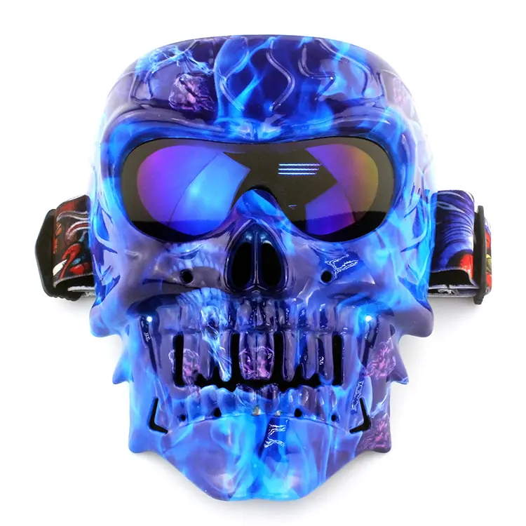 Oem Motorcycle Goggle Uv400 Anti Dust Protect Eyes Skull Motocross Goggles Face Masks